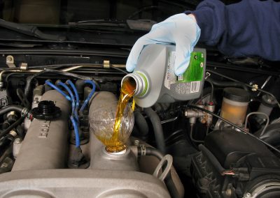this is a picture of truck oil change service in Vancouver, BC