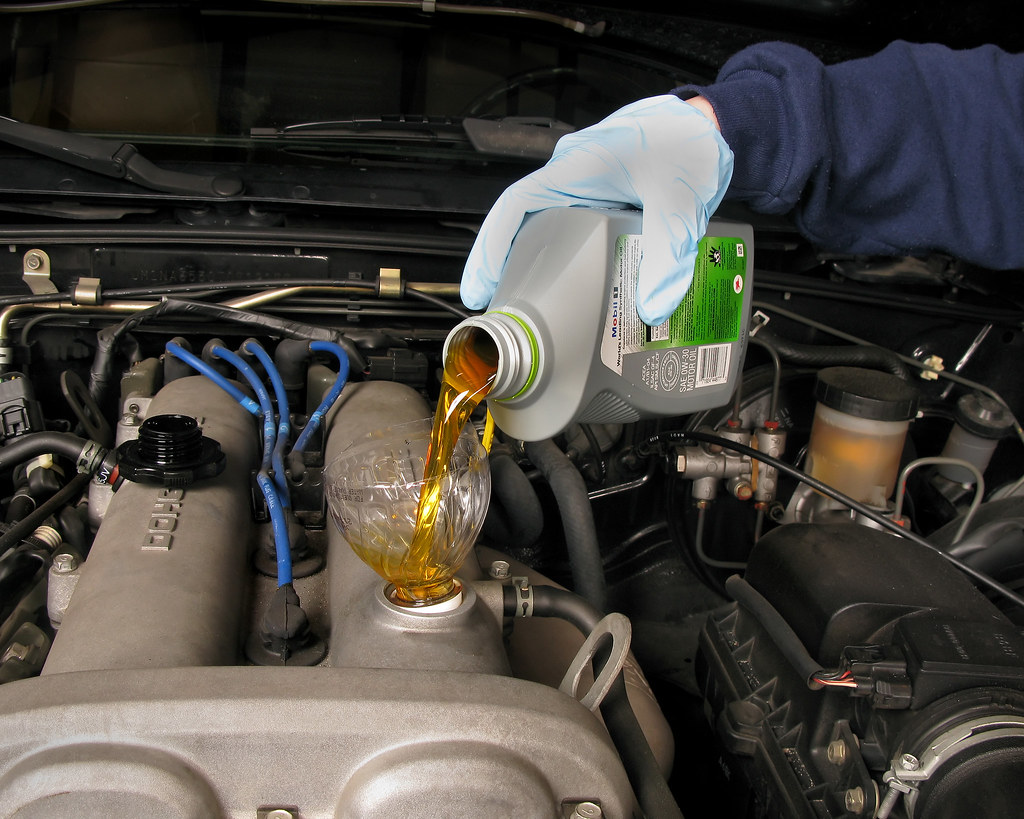 this is a picture of truck oil change service in Vancouver, BC