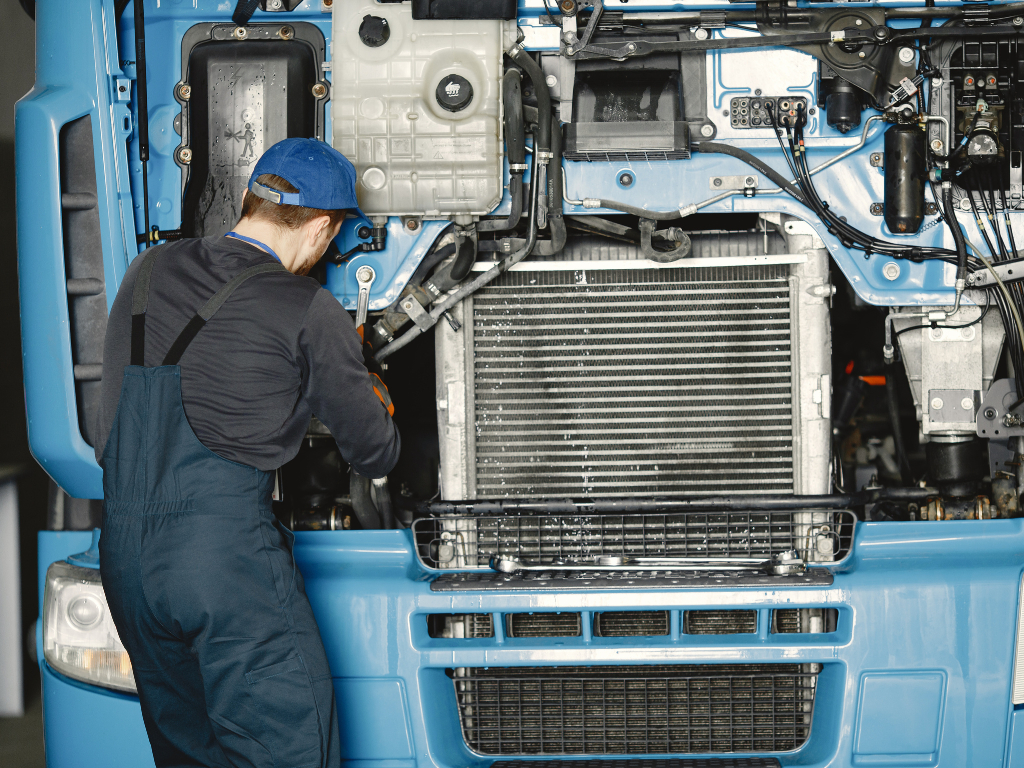 this image shows truck repair in Vancouver, British Columbia
